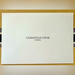 Authentic Christian Dior Envelope White 6" x 8.5"